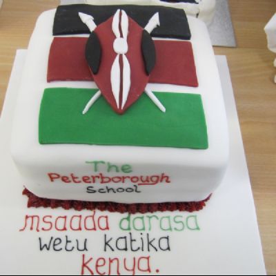 Cake sale and auction for this year's Charity
